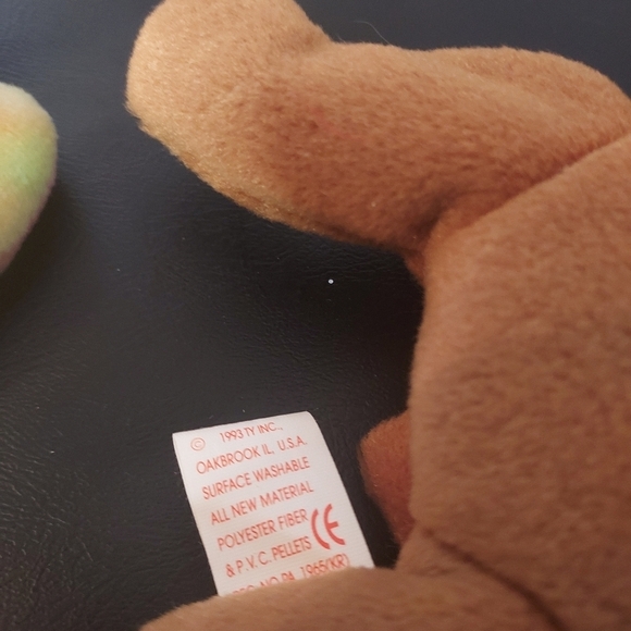 Set Of 3 Beanie Babies Cubbie And 2 Sammy - Picture 6 of 10